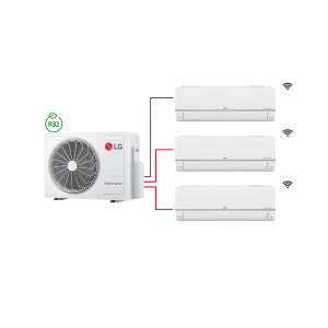 LG Inverter Multi Split Wi-Fi Klima DP4 9K+9K+18K Btu