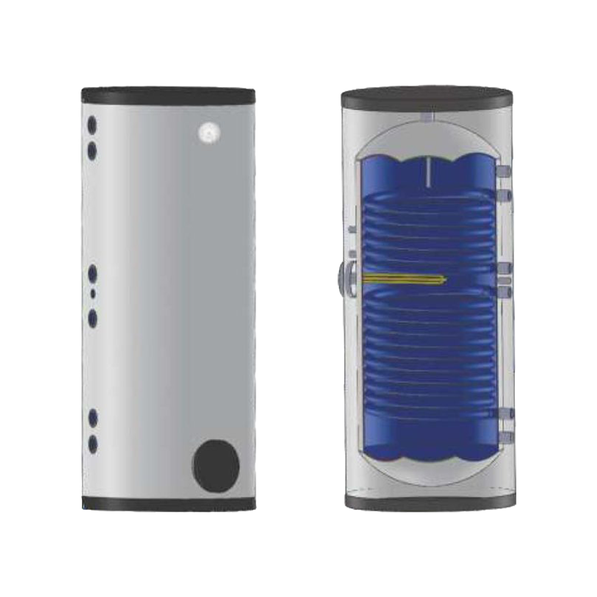 OMEGA Çift Serpantinli Boyler